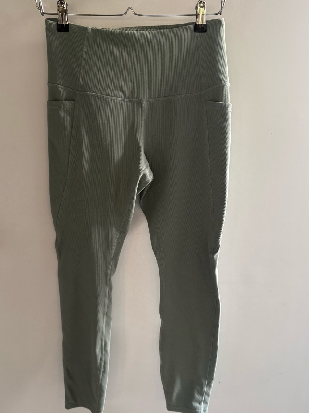 High-Rise Sage Green Active Leggings Never Worn